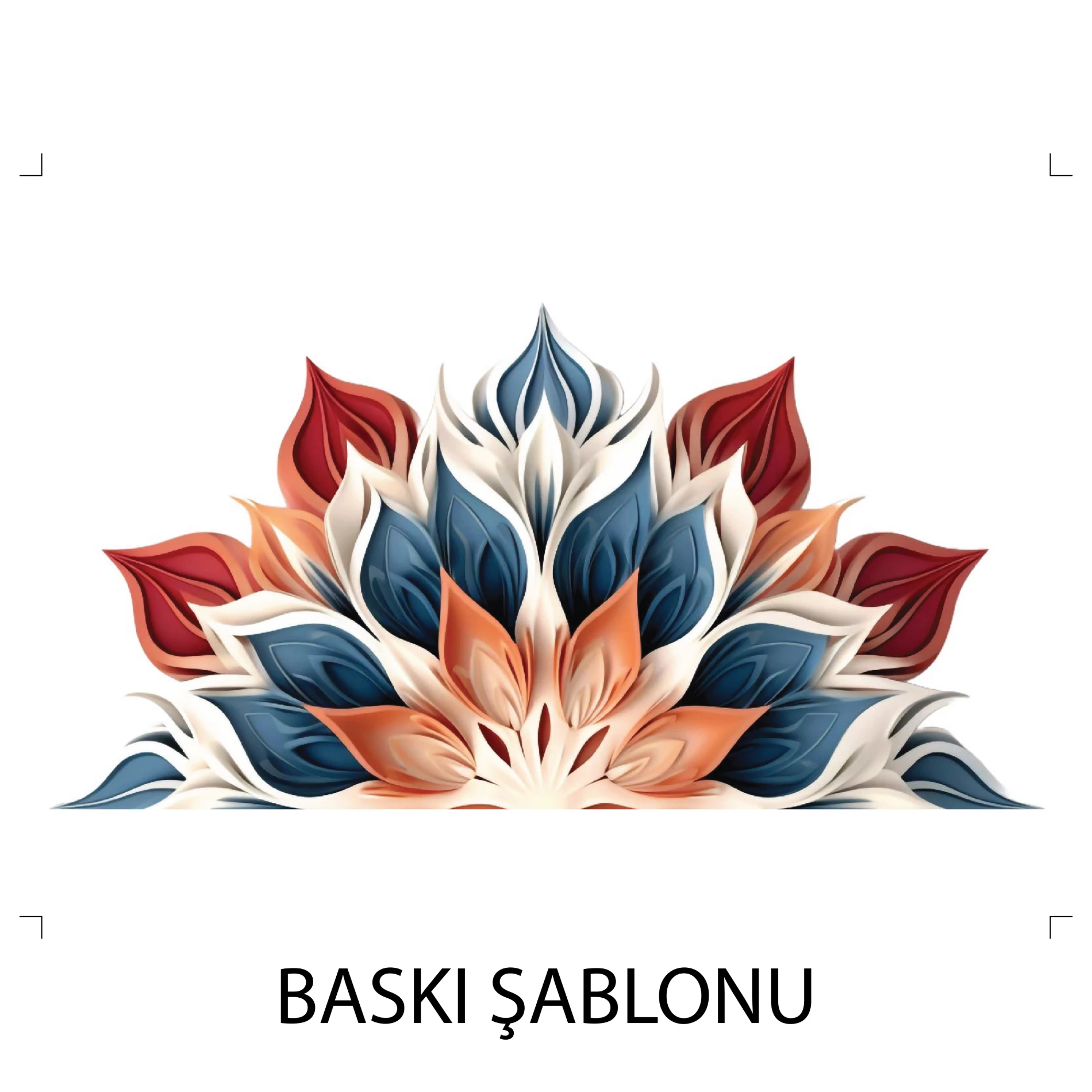 Ev Dekorasyon Baza Başlığı Sticker (Model-12) 