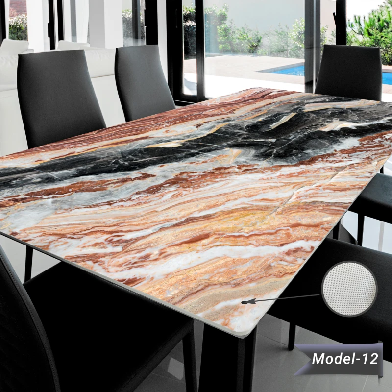 Yapışkanlı Desenli Masa - Sehpa Kaplama (Model- 12)