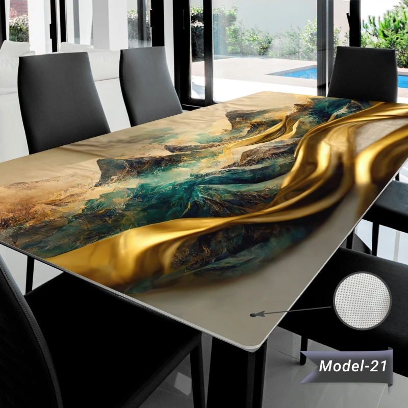 Yapışkanlı Desenli Masa - Sehpa Kaplama (Model- 21)