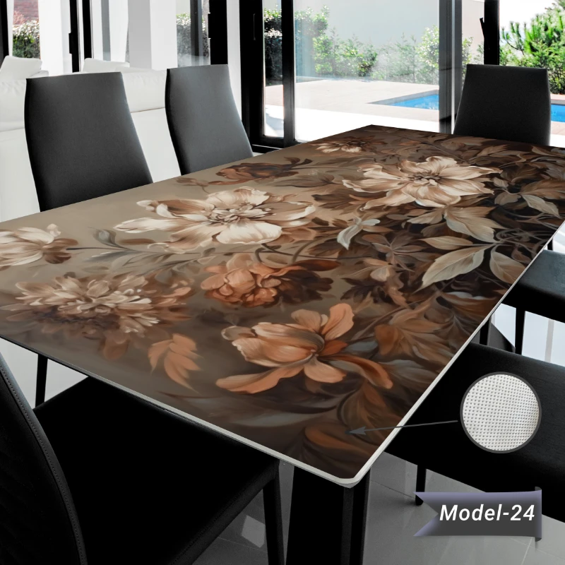 Yapışkanlı Desenli Masa - Sehpa Kaplama (Model- 24)