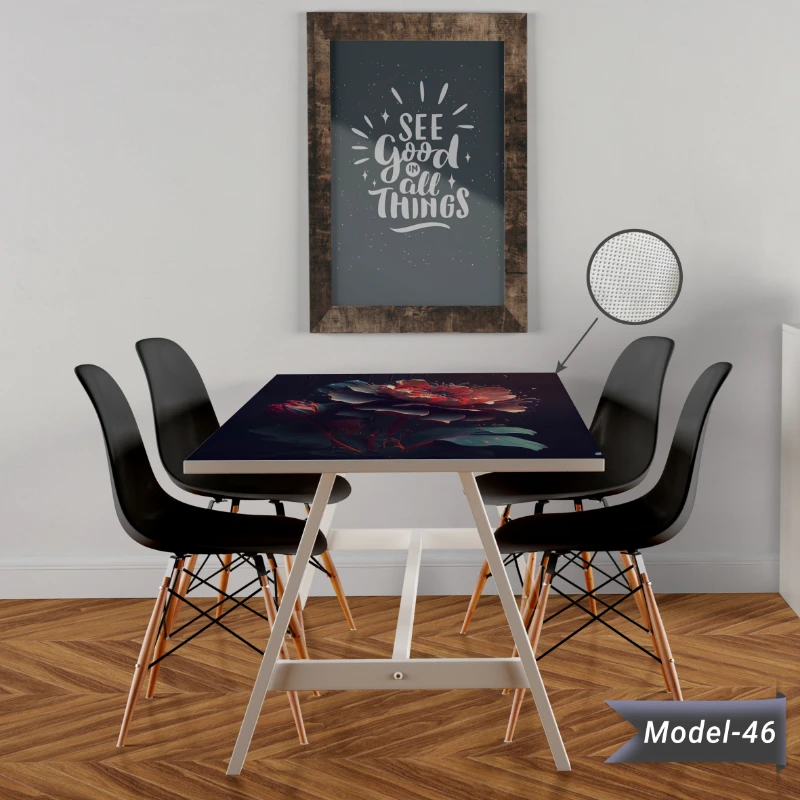 Yapışkanlı Desenli Masa - Sehpa Kaplama (Model- 46)