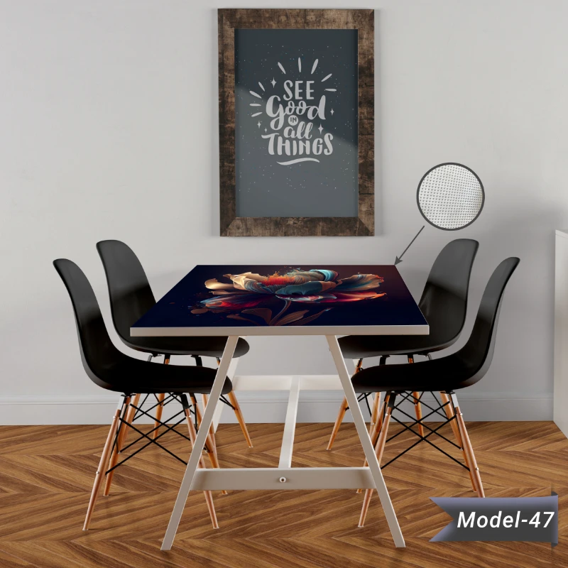 Yapışkanlı Desenli Masa - Sehpa Kaplama (Model- 47)