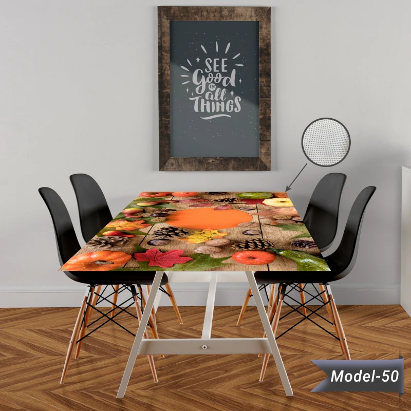 Yapışkanlı Desenli Masa - Sehpa Kaplama (Model- 50)