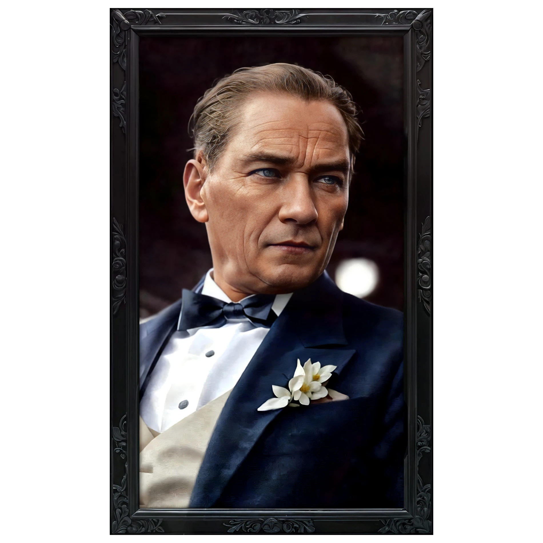 Statik Tutunma Özellikli Tablo - Poster Atatürk (Model- 6) 