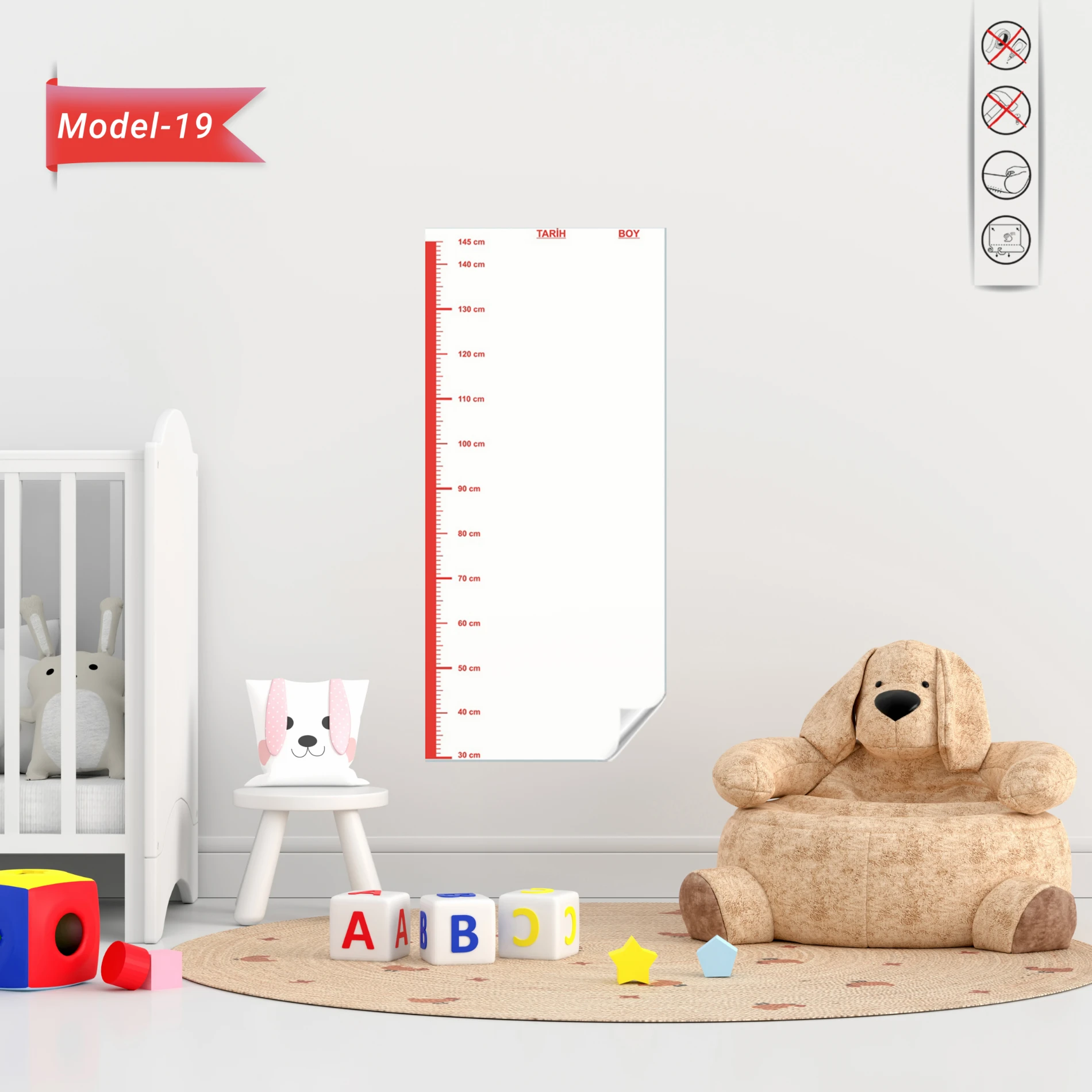 Statik Kağıt Boy Ölçer (Model-19)