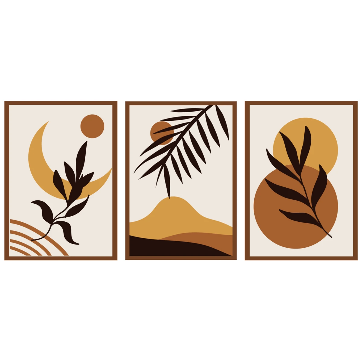 Statik Tutunma Özellikli Tablo - Poster Modern (Model- 10) 