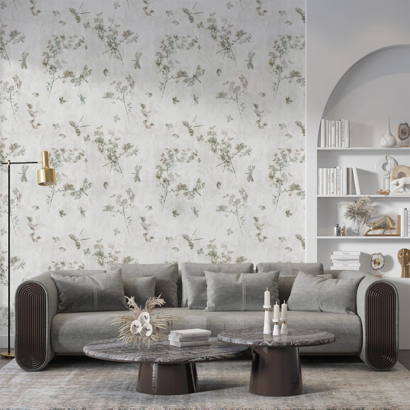 Duvar Kağıdı Çiçek Desen (Model -2048)