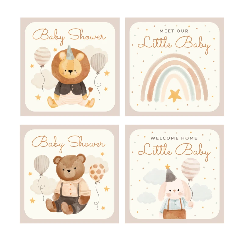 Statik Tutunma Özellikli Tablo - Poster Çocuk (Model-1)