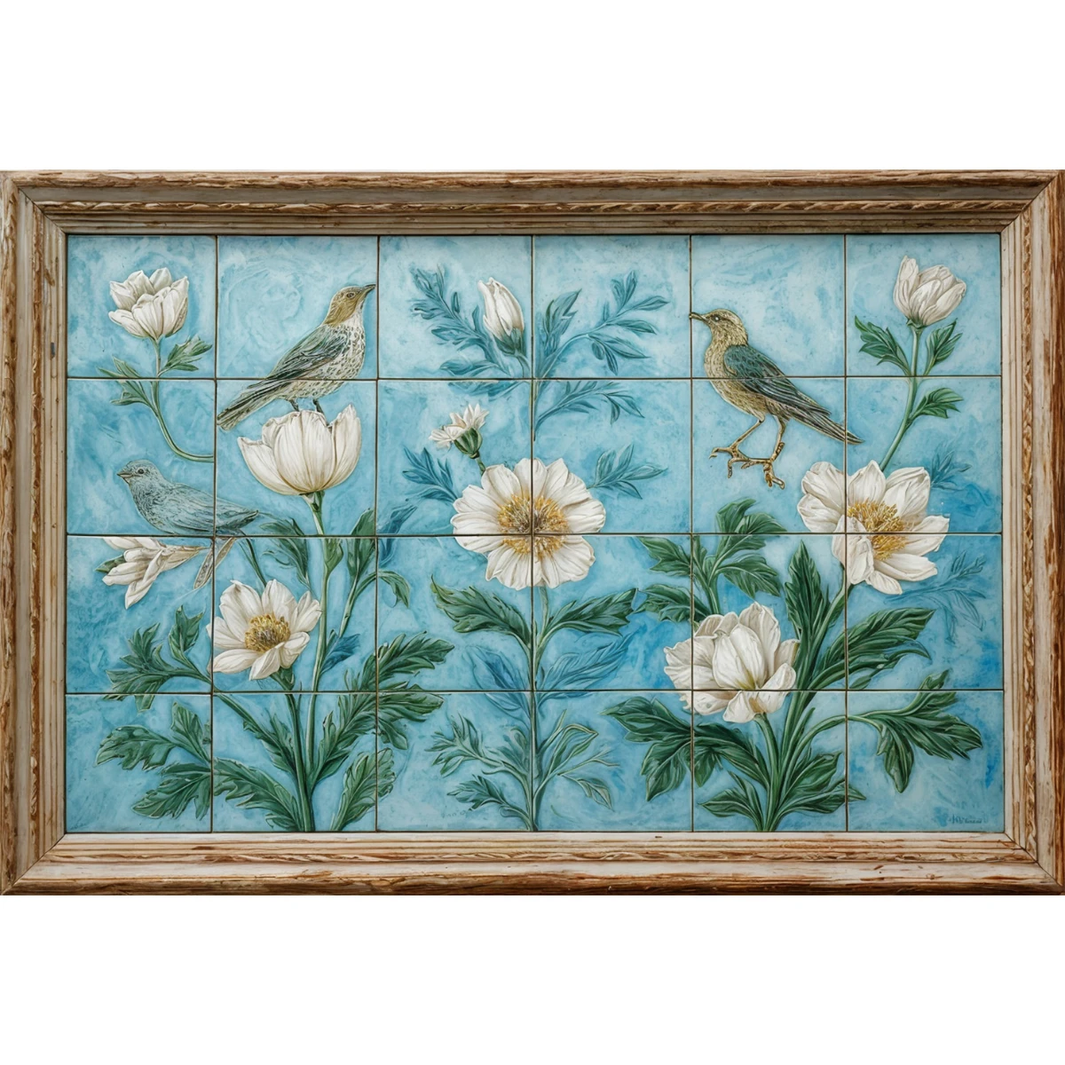 Statik Tutunma Özellikli Tablo - Poster Çini (Model- 12) 