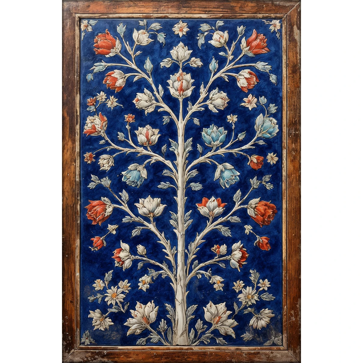 Statik Tutunma Özellikli Tablo - Poster Çini (Model- 6) 