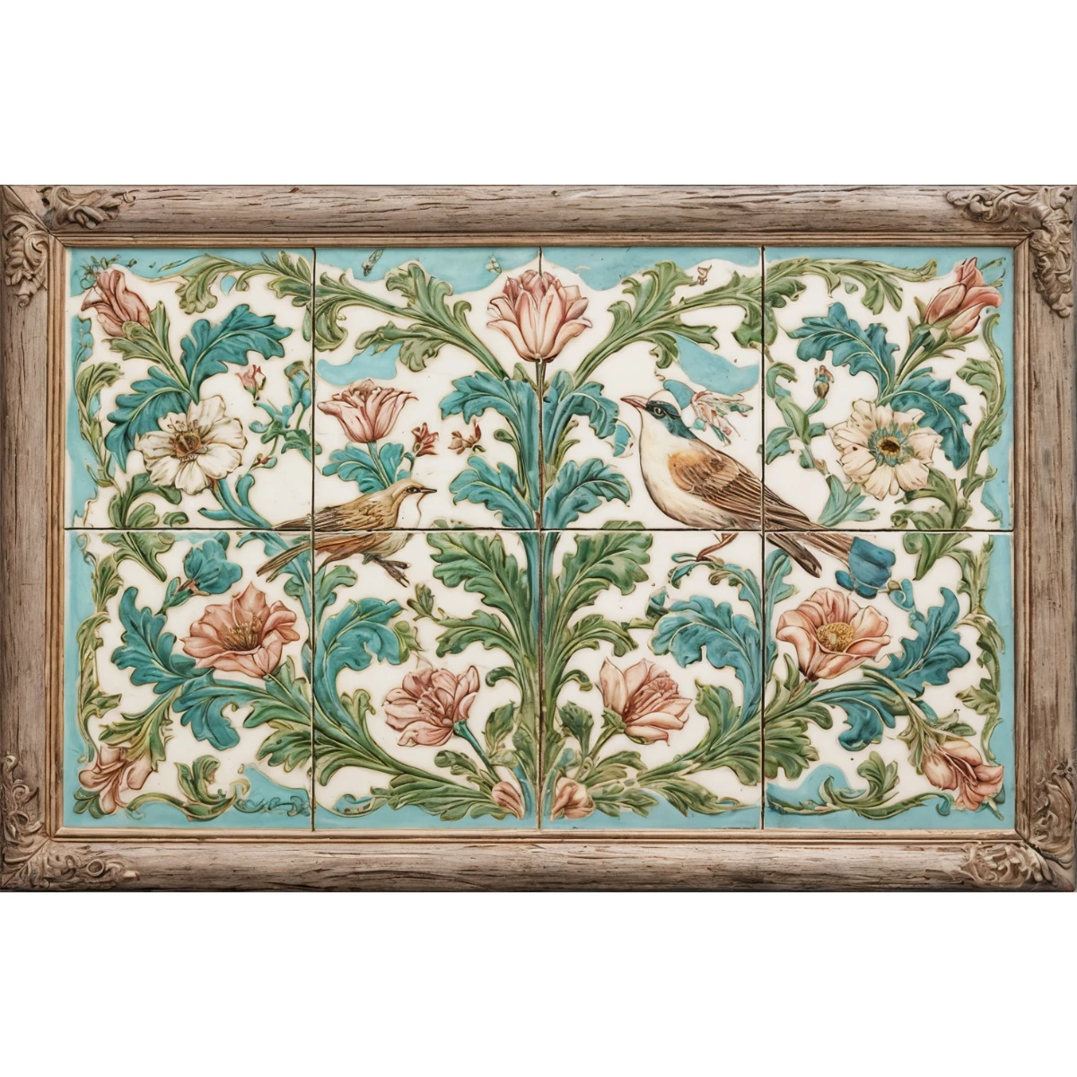 Statik Tutunma Özellikli Tablo - Poster Çini (Model- 8) 