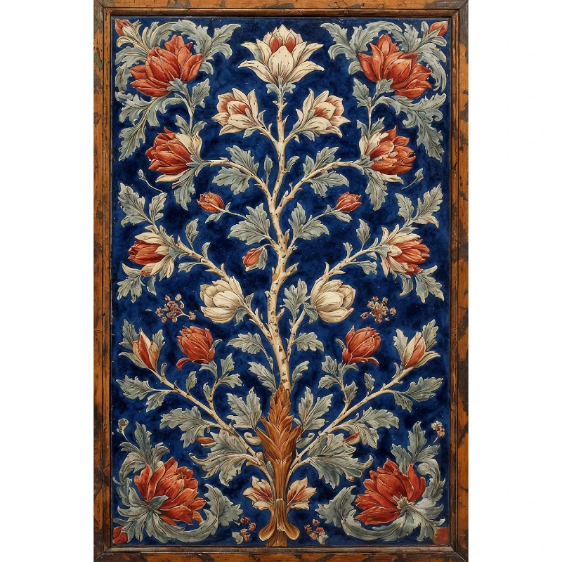 Statik Tutunma Özellikli Tablo - Poster Çini (Model- 7)