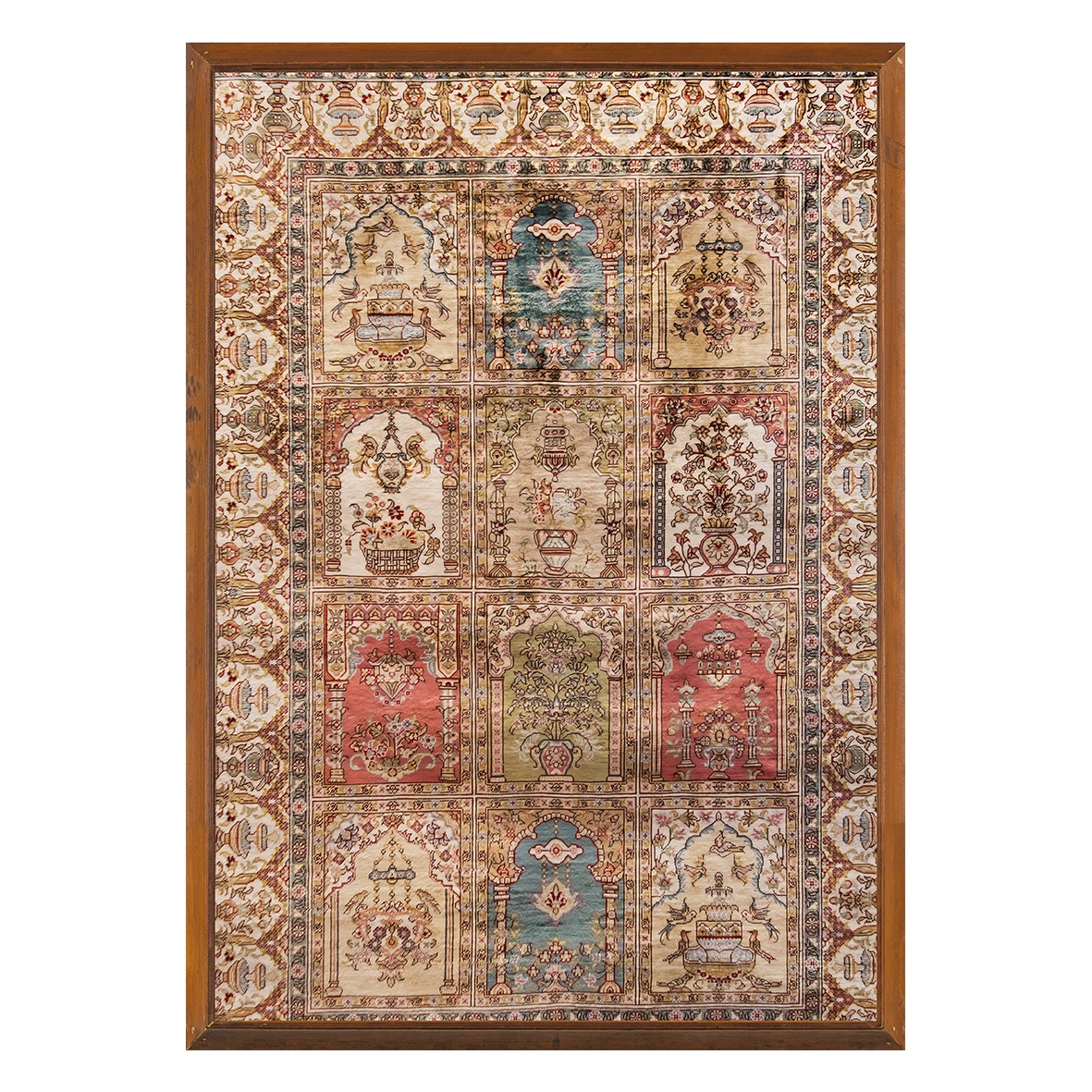 Statik Tutunma Özellikli Tablo - Poster Halı Desen (Model- 3) 