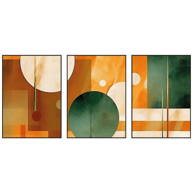 Statik Tutunma Özellikli Tablo - Poster Modern (Model- 13)