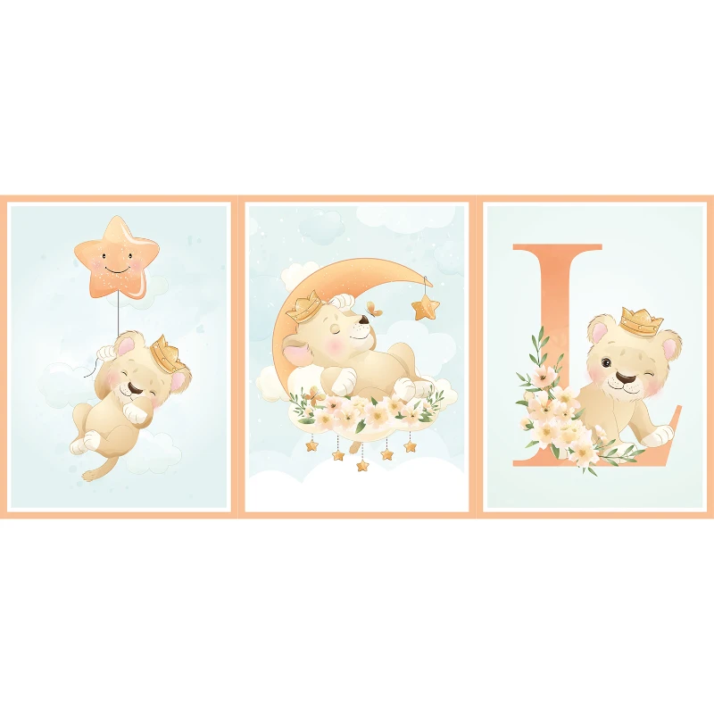 Statik Tutunma Özellikli Tablo - Poster Çocuk Odası (Model-10)