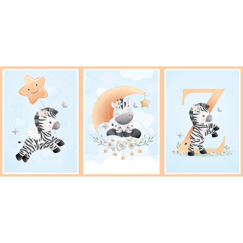 Statik Tutunma Özellikli Tablo - Poster Çocuk Odası (Model-9)