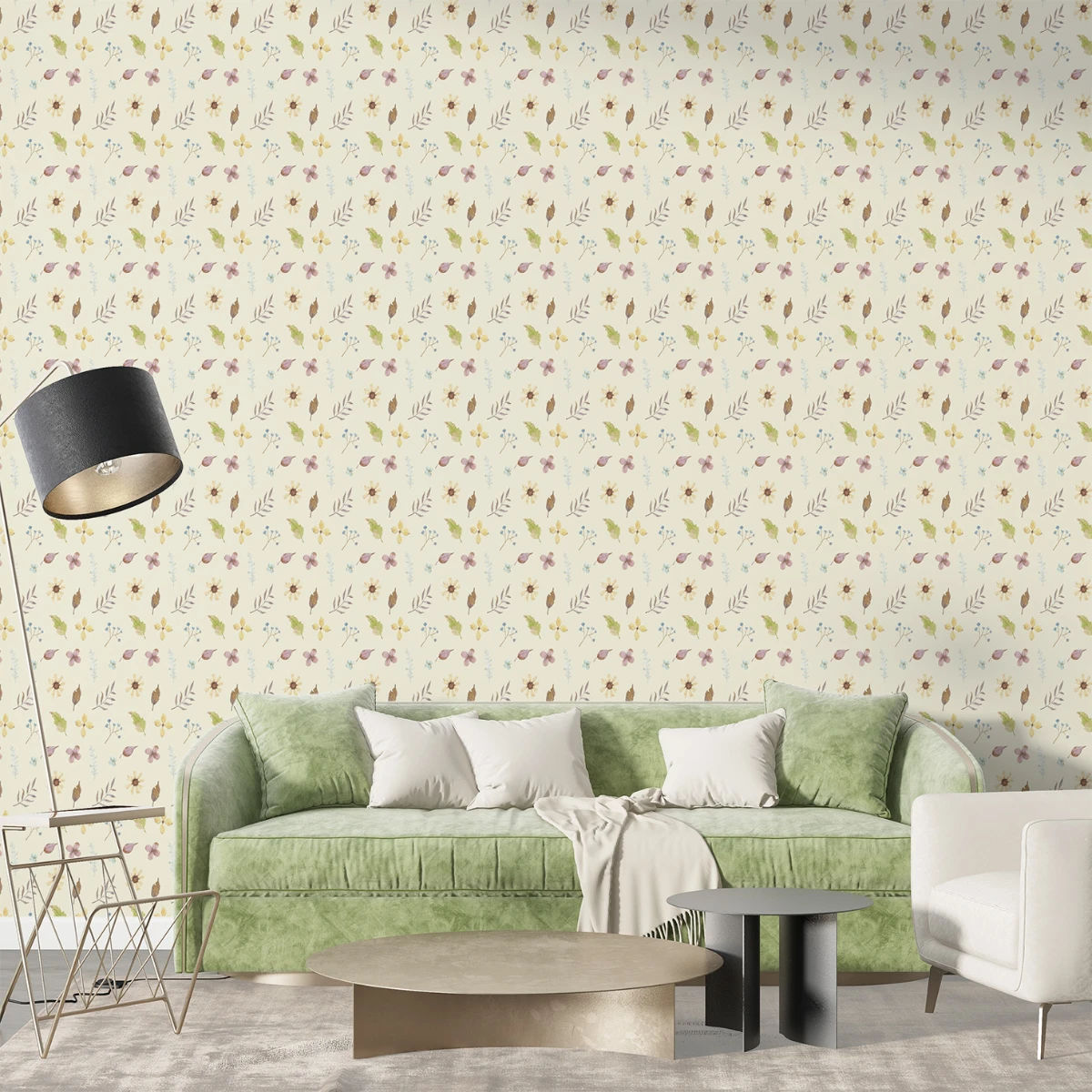 Duvar Kağıdı Çiçek Desen (Model -2052)