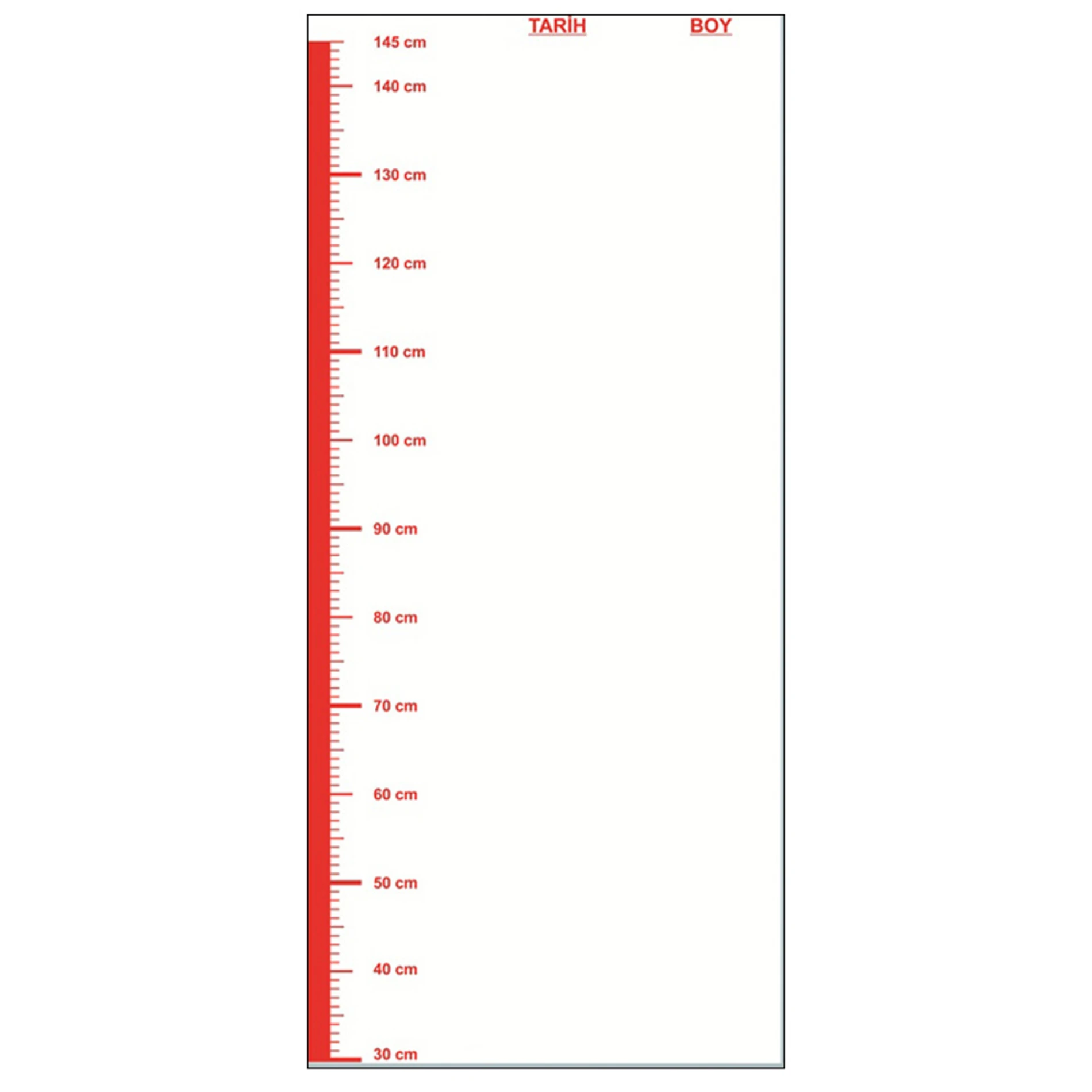 Boy Ölçerli Yaz - Sil Tahta  