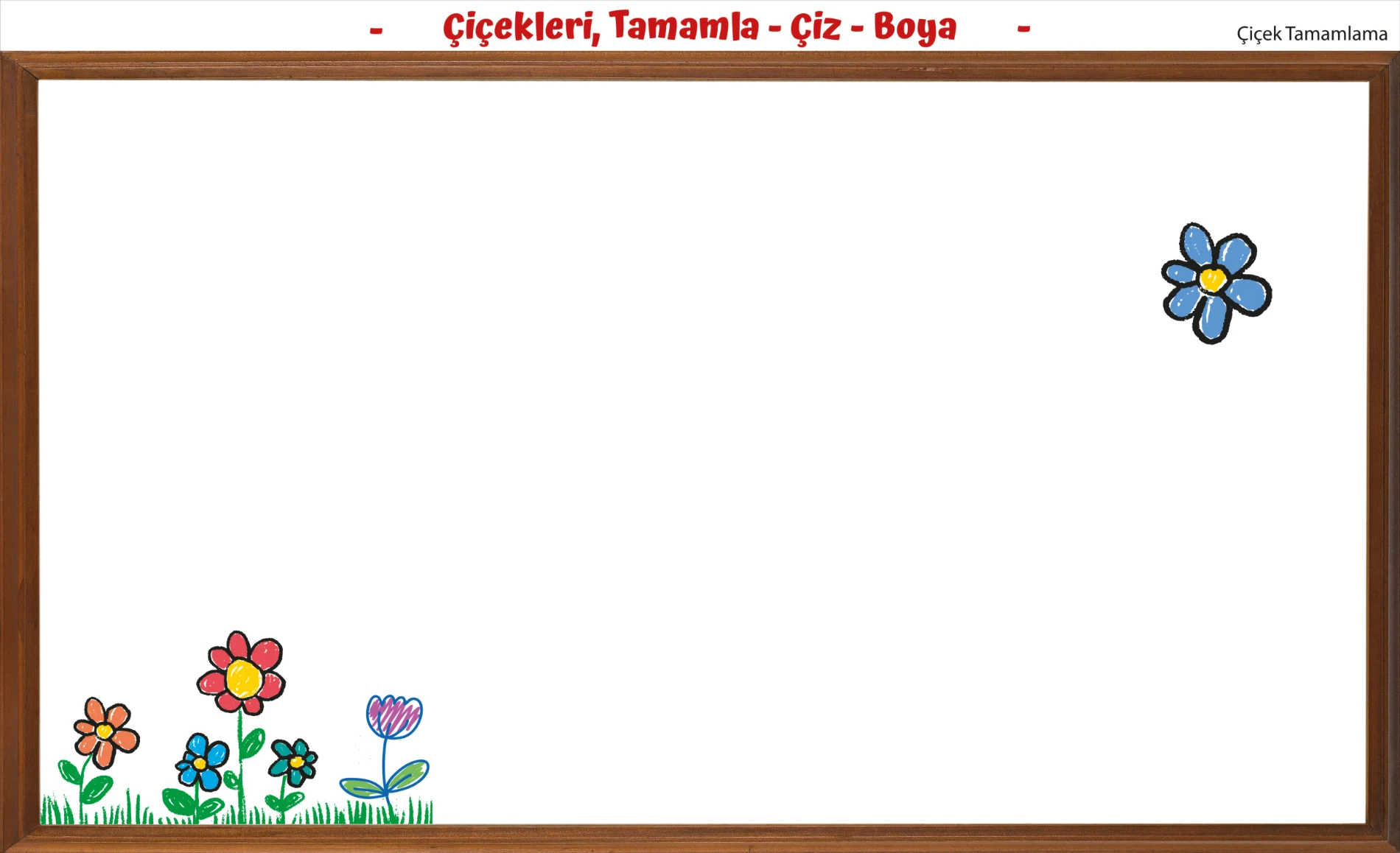 Boyama Kağıdı Dodo Resmi Tamamla 10'lu Set 