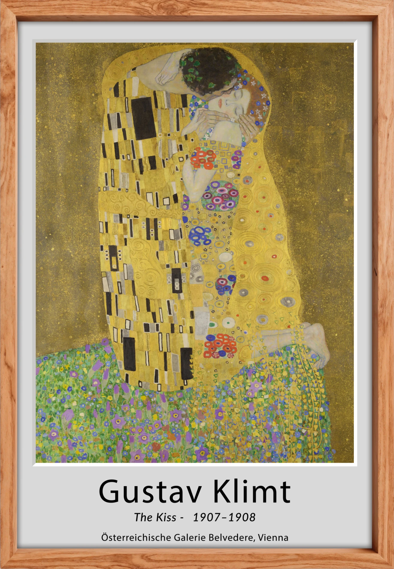Öpücük Tablo - Poster Dünyaca Ünlü ( Model-19)