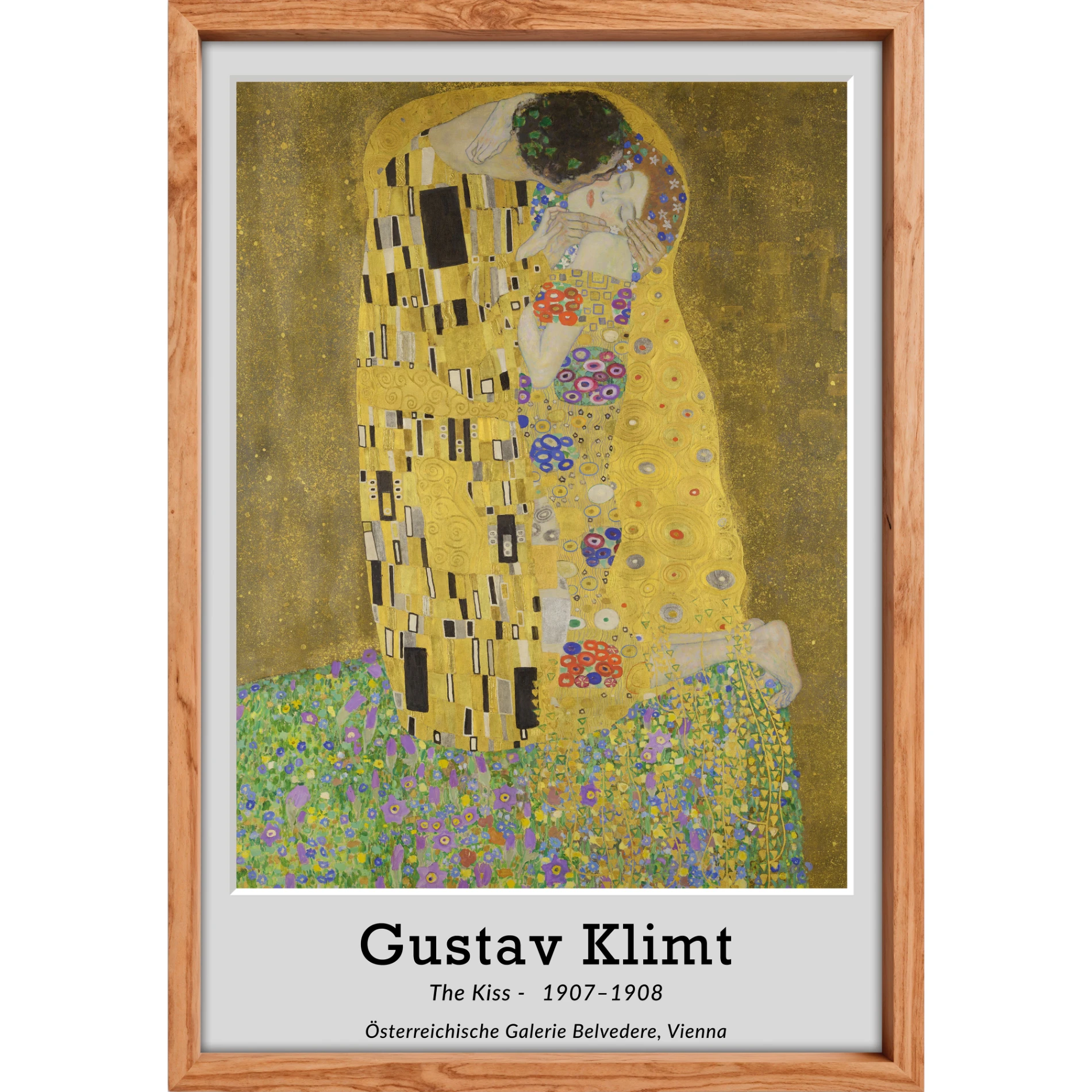 Öpücük Tablo - Poster Dünyaca Ünlü ( Model-19) 
