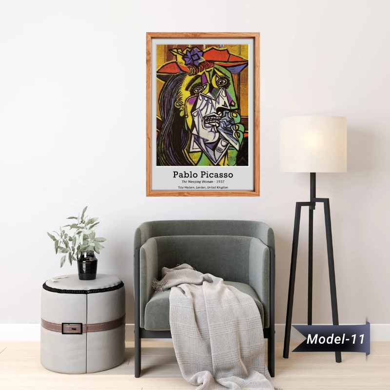 Ağlayan Kadın Tablo - Poster Dünyaca Ünlü ( Model-11)