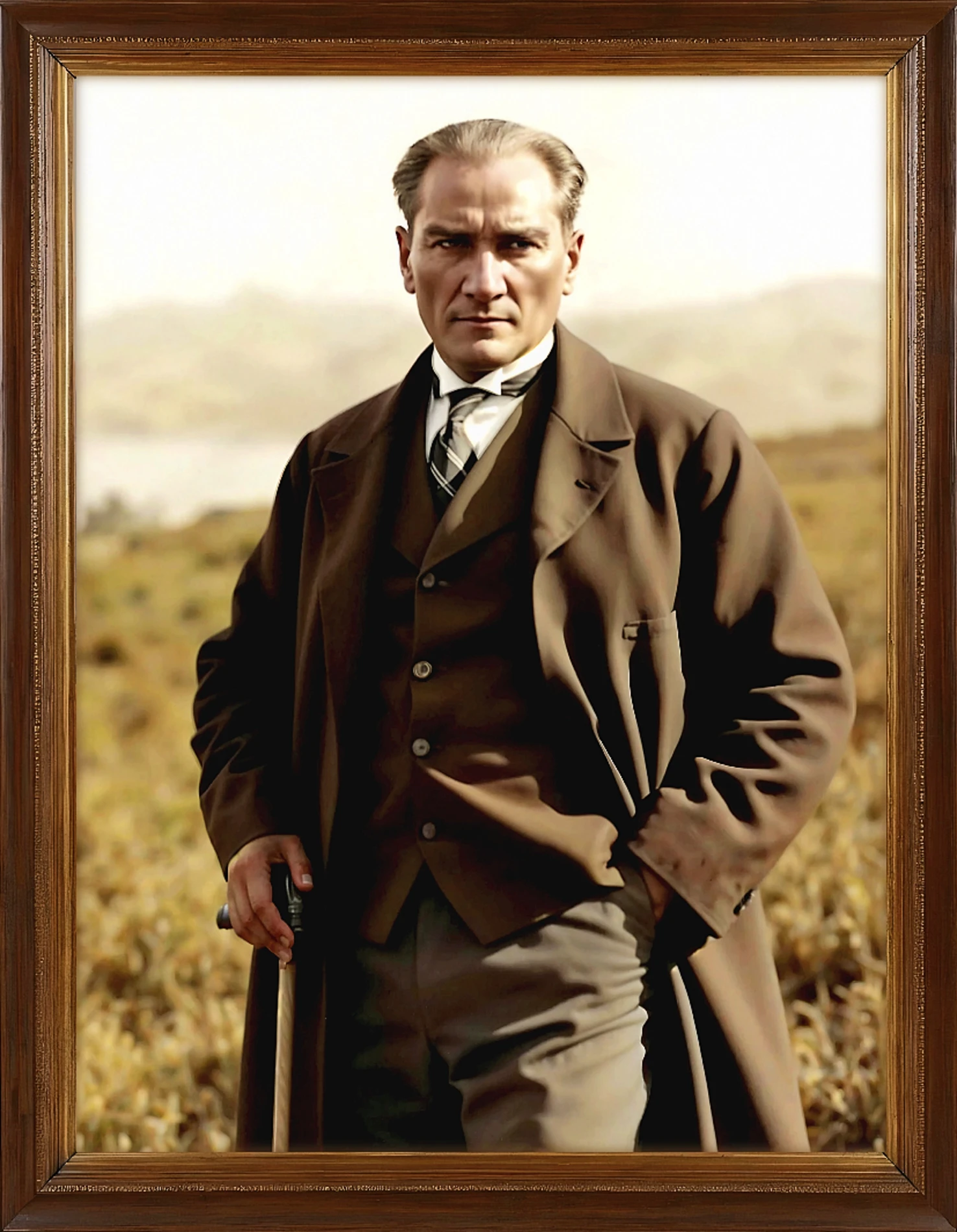 Statik Tutunma Özellikli Tablo - Poster Atatürk (Model- 27) 
