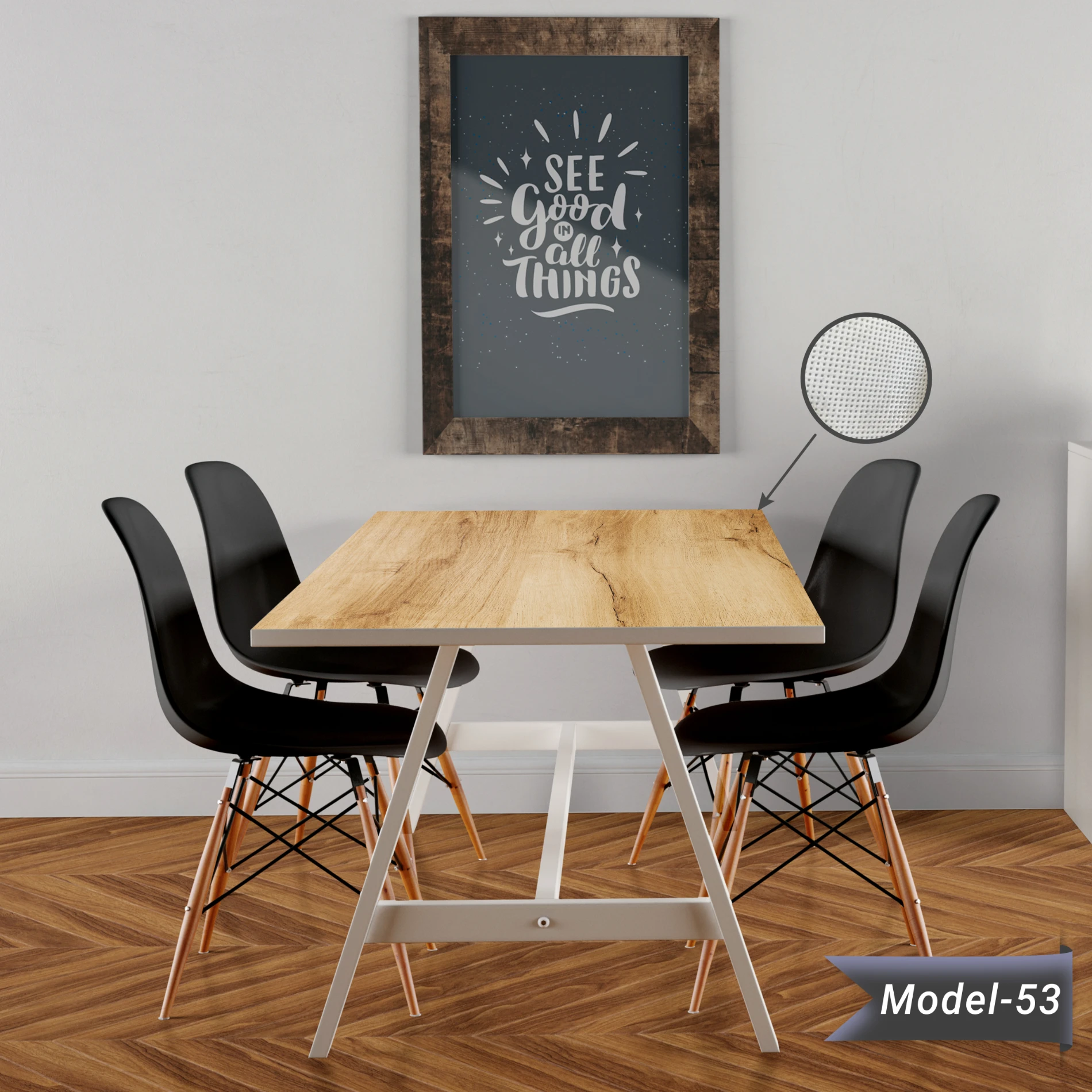 Yapışkanlı Desenli Masa - Sehpa Kaplama (Model- 53)