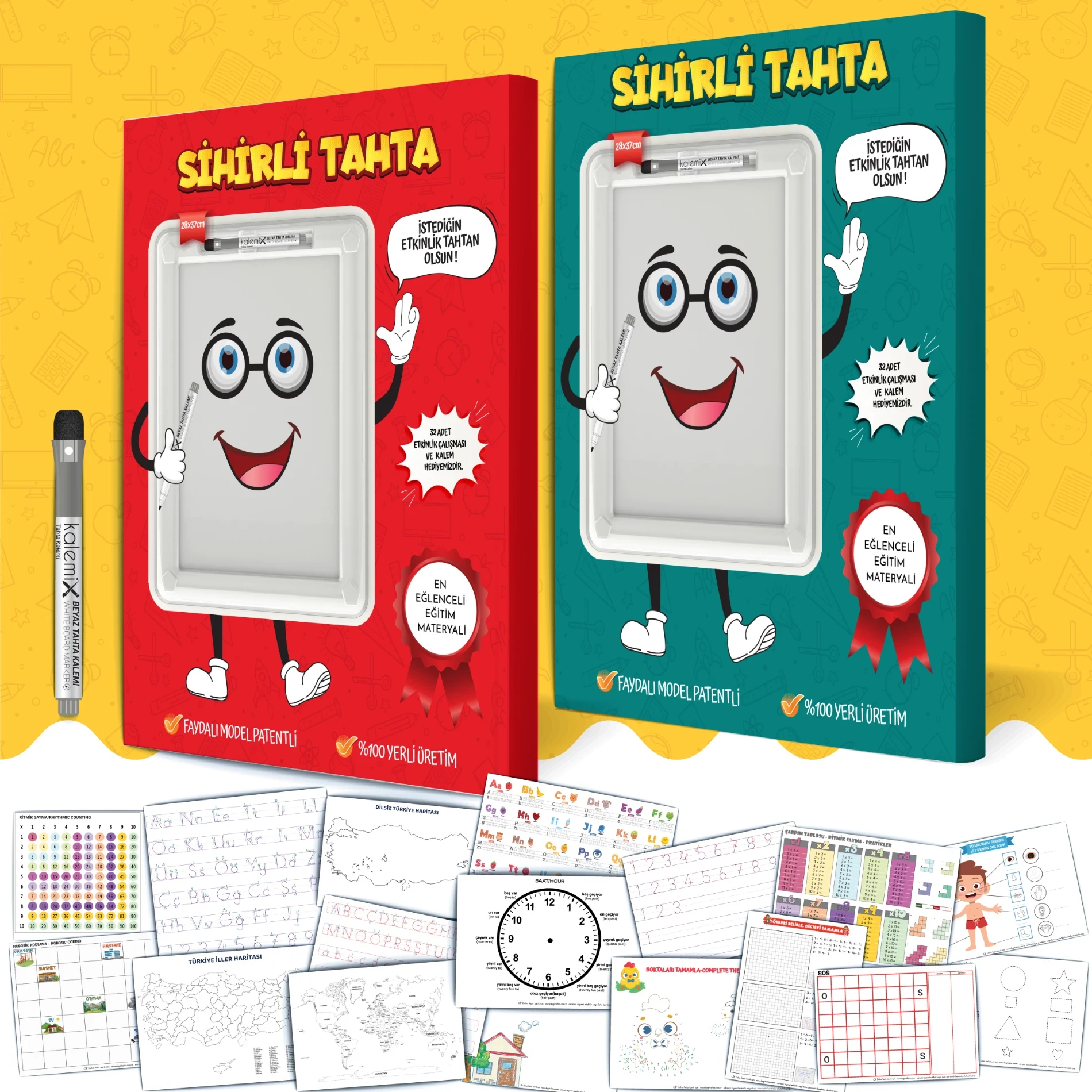 Yayın Kanalına Özel Eğitim Materyali SİHİRLİ TAHTA  
