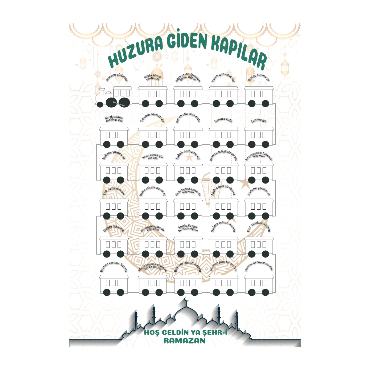 Statik Kağıt Huzur Treni 