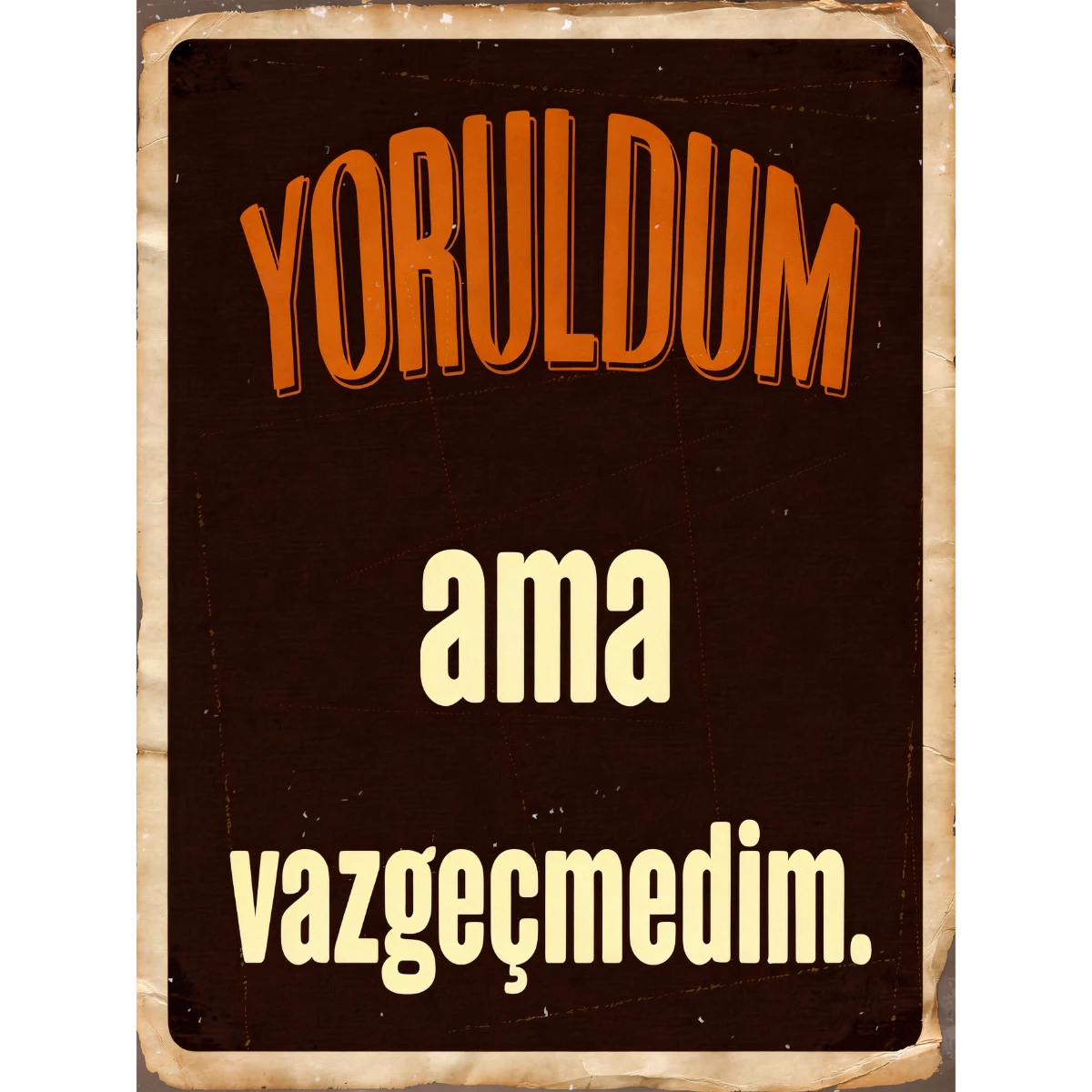 Statik Tutunma Özellikli Tablo - Poster Mizah (Model -4) 