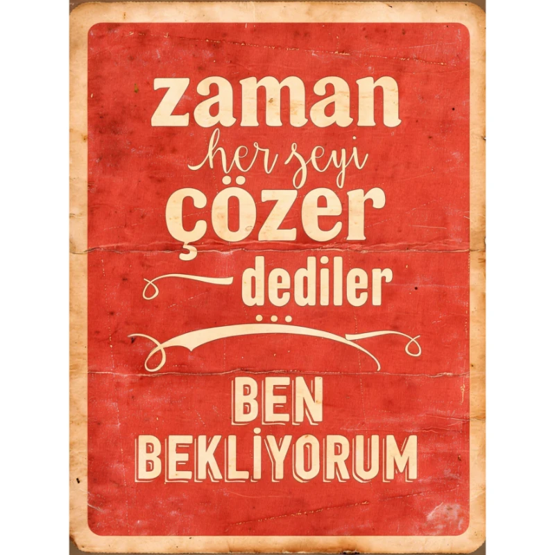 Statik Tutunma Özellikli Tablo - Poster Mizah (Model -9)