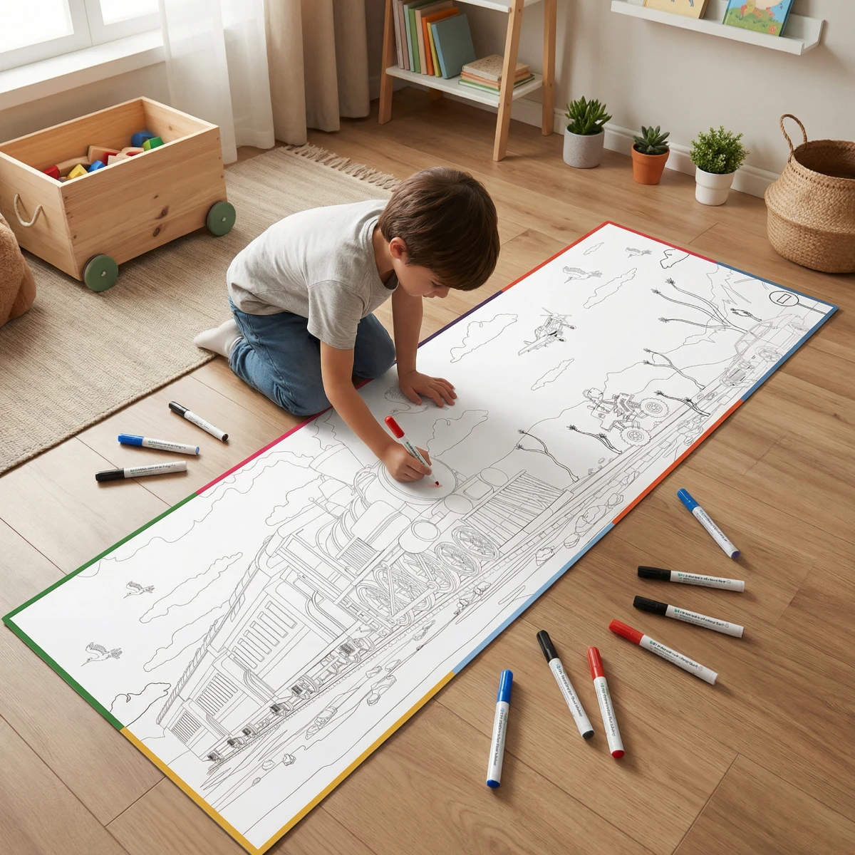 Boyama Kağıdı Araç Boyama