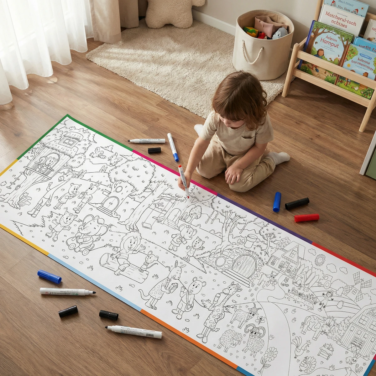 Boyama Kağıdı Hayvanlar Alemi