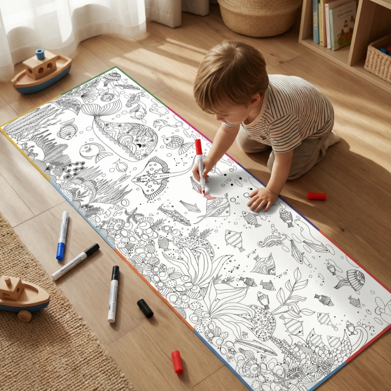 Boyama Kağıdı Denizaltı Dünyası