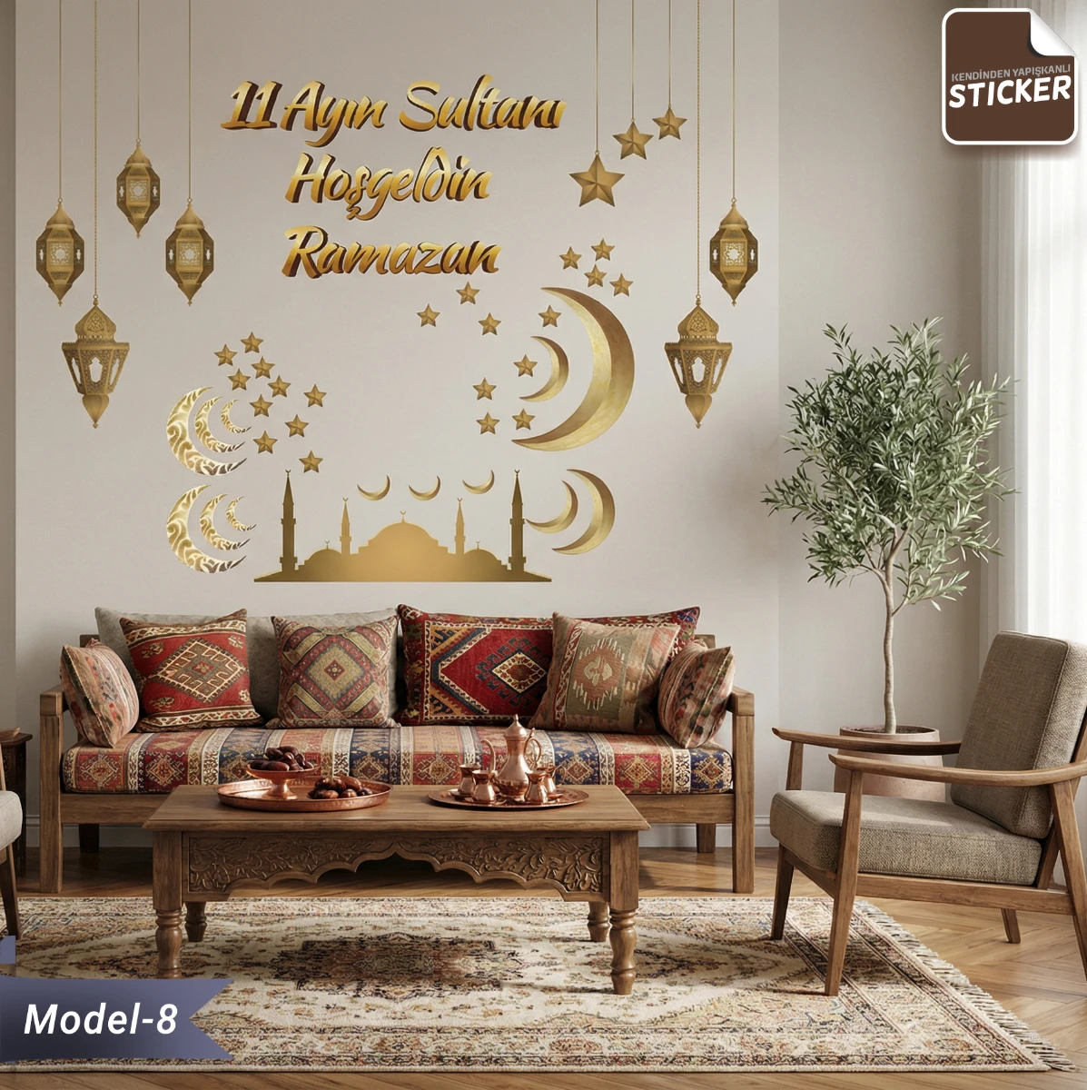 Dini Ramazan Sticker (Model-8)