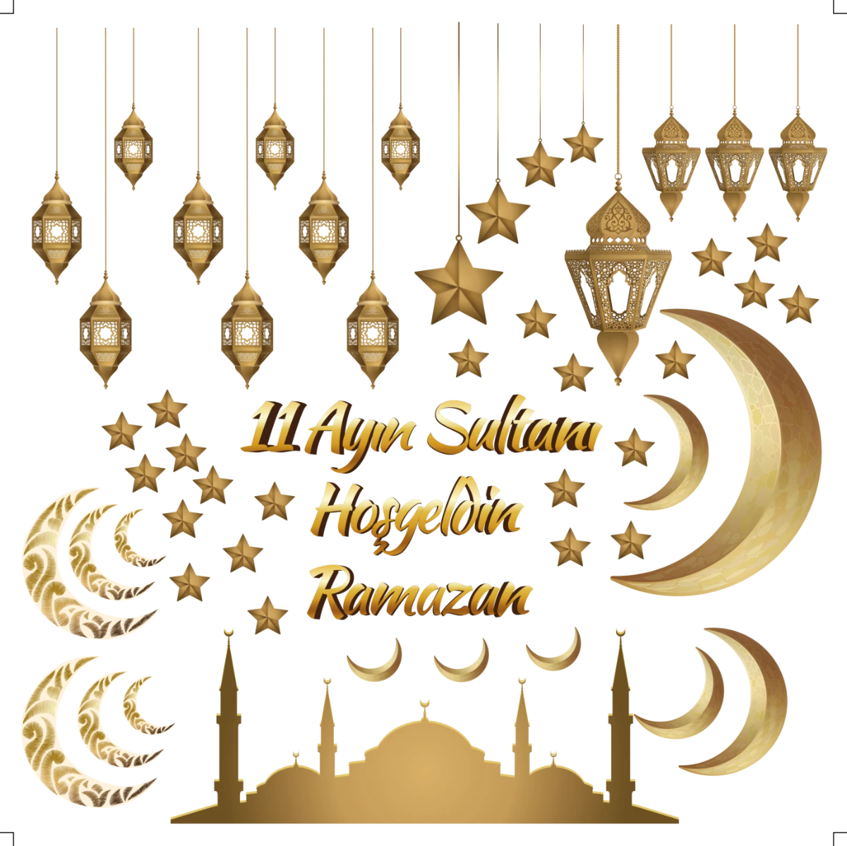 Dini Ramazan Sticker (Model-8) 