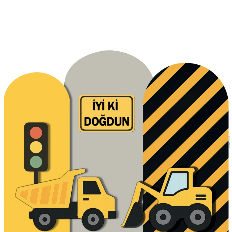 Statik Tutunma Özellikli Doğum Günü Afişi 