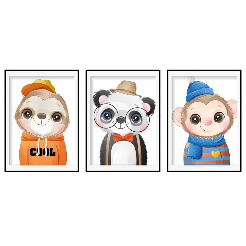 Statik Tutunma Özellikli Tablo - Poster Çocuk Odası (Model-21)