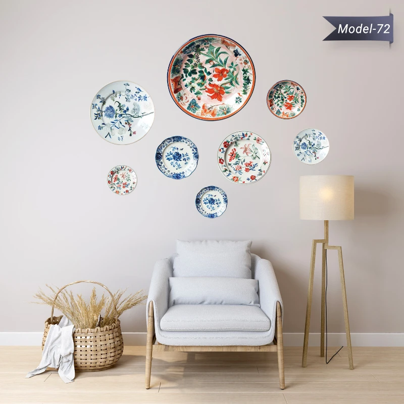 Ev Dekorasyon Tabak  Sticker (Model-72)