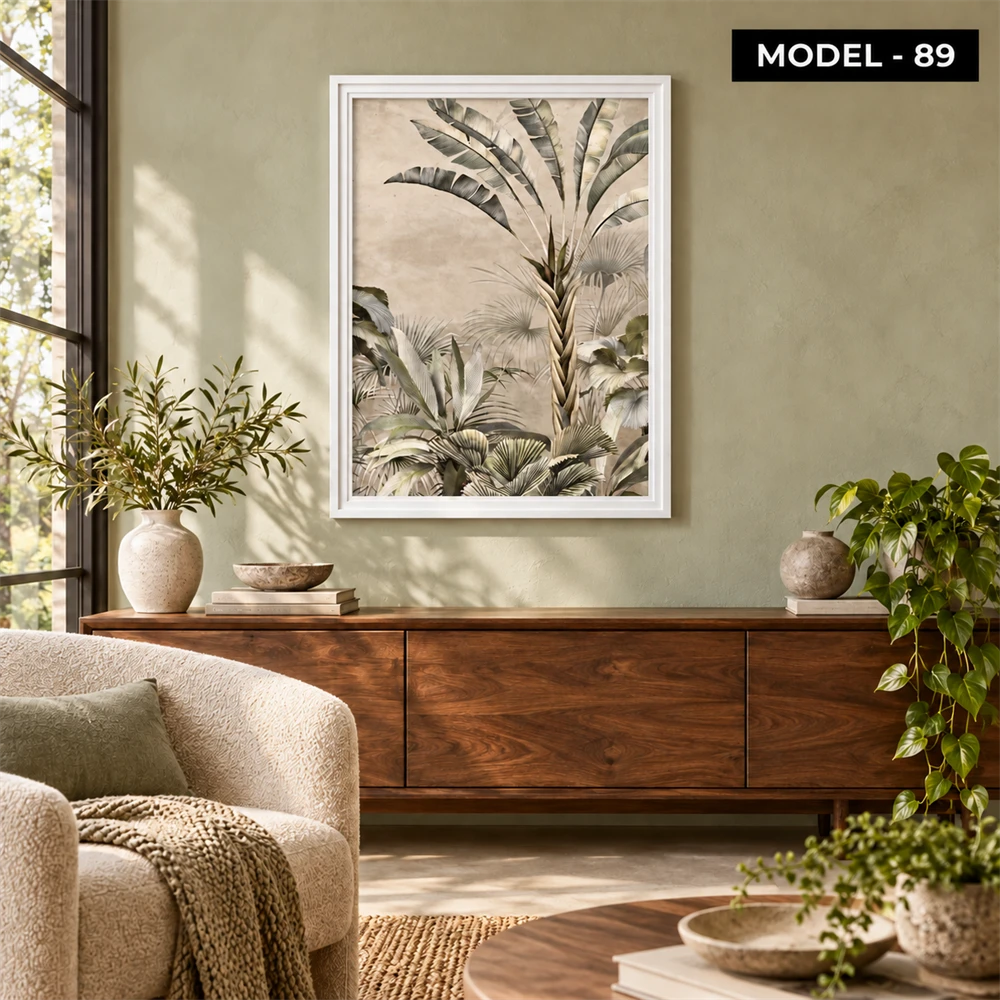 Yapışkanlı Keçe Tablo - Poster Çiçek (Model- 89)