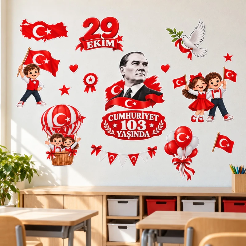 29 Ekim Sticker (Model-29)
