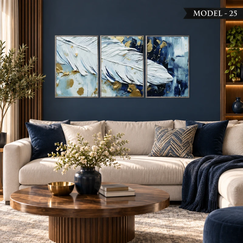 Yapışkanlı Keçe Tablo - Poster Çiçek (Model- 25)
