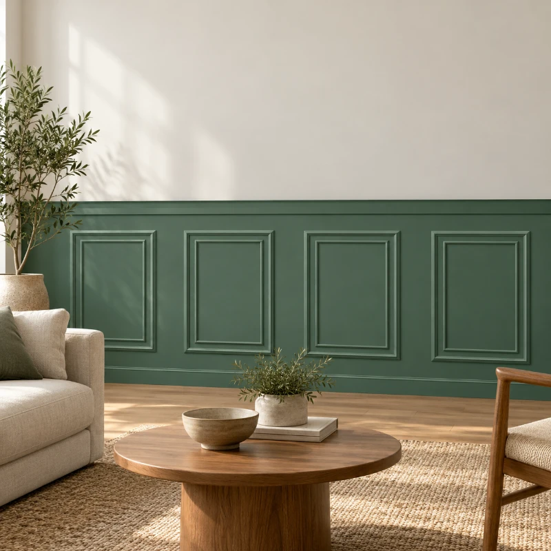 Yapışkanlı Keçe Duvar Kağıdı Çıta Desen (Model - 9052)