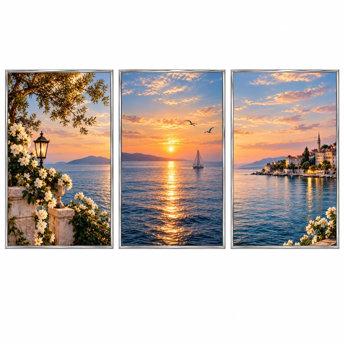 Statik Tutunma Özellikli Tablo - Poster Manzara (Model- 123) 
