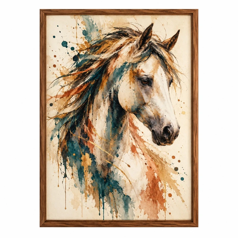 Statik Tutunma Özellikli Tablo - Poster Hayvan (Model-42)