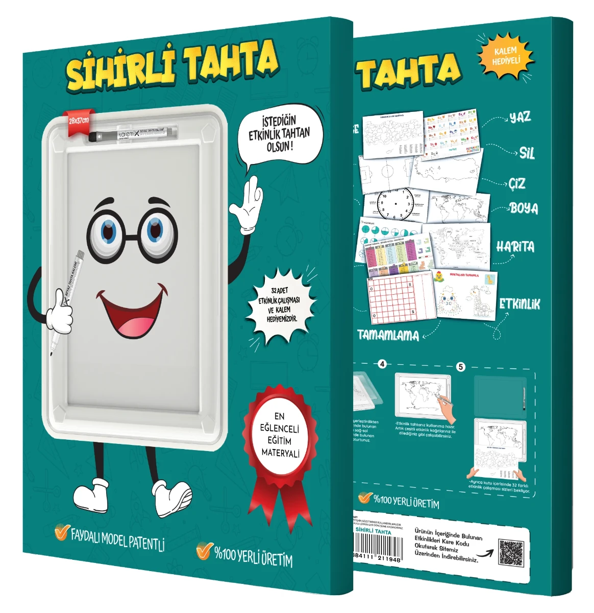 Eğitim Materyali SİHİRLİ TAHTA  2 Al 1 Öde 