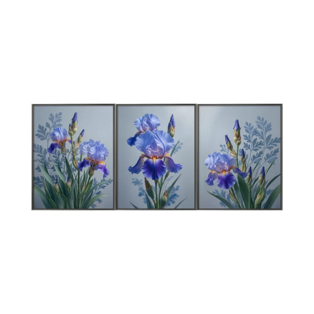 Yapışkanlı Keçe Tablo - Poster Çiçek (Model-107) 