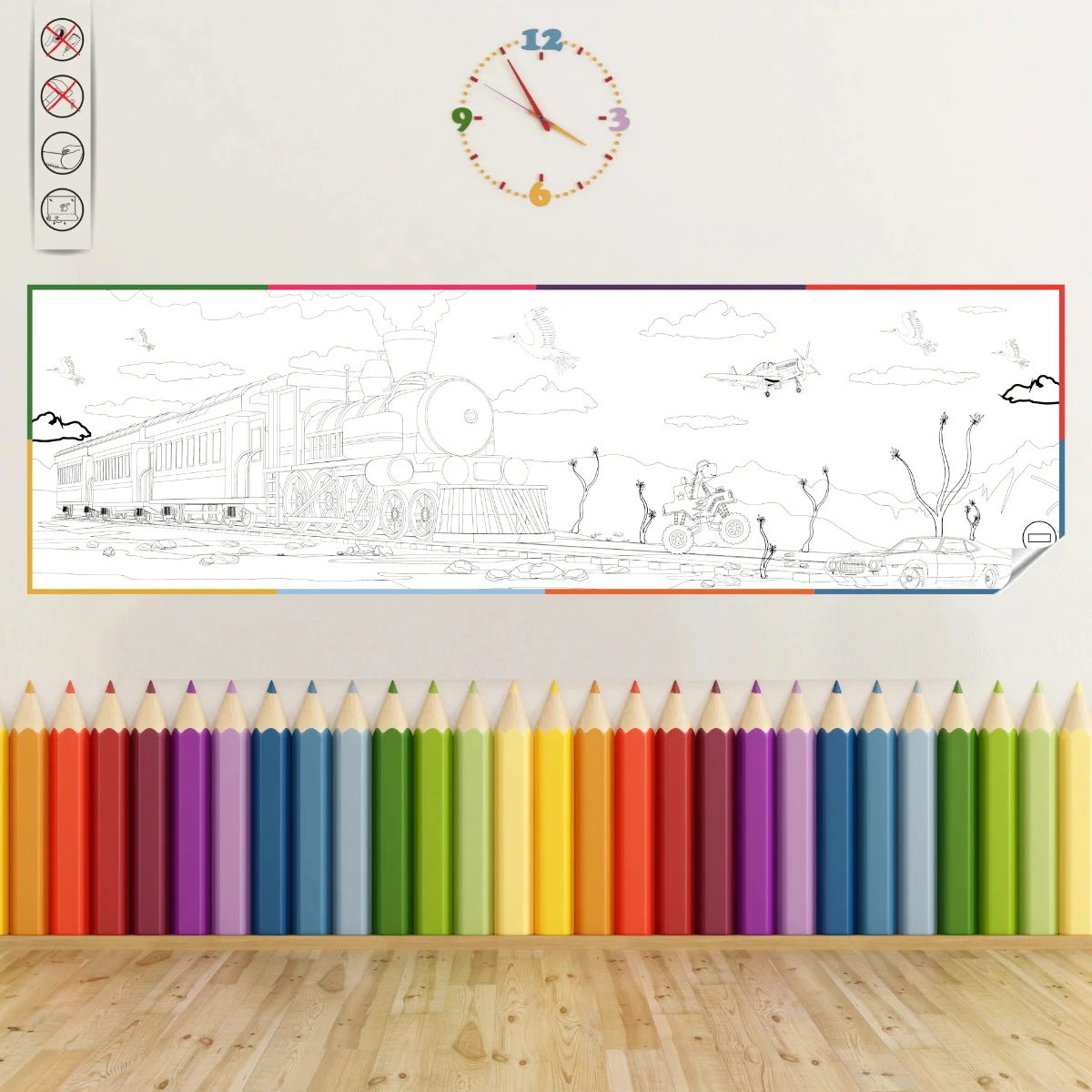 Statik Kağıt Doya Doya Boyama (Araç)