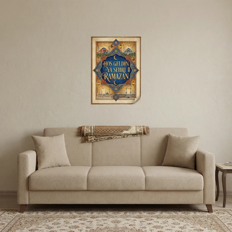 Ramazan Tablo  - Poster Dini (Model- 54)